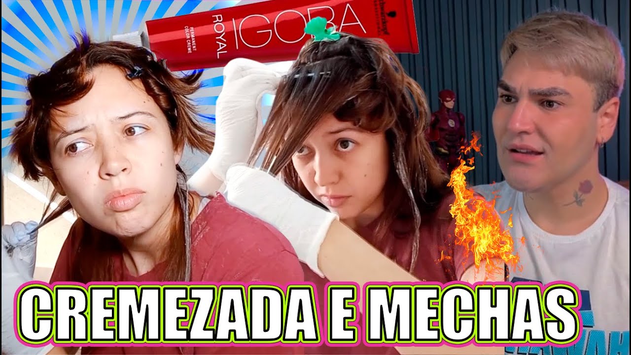ELA DESCOLORIU E CREMEZOU O CABELO E O RESULTADO FOI INESPERADO
