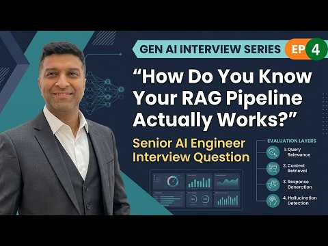 Production RAG Failures: The 4-Layer Eval Stack Candidates Skip | Gen AI Interview Series | EP#04