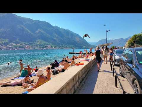Kotor Montenegro 4K Kotor Bay Walking Tour 2025
