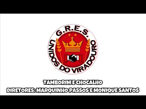 Desenho de Tamborim e Chocalho - Unidos do Viradouro Carnaval 2024