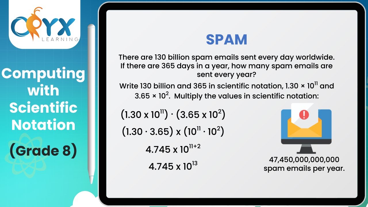 Computing with Scientific Notation | Grade 8 Math | Oryx Learning