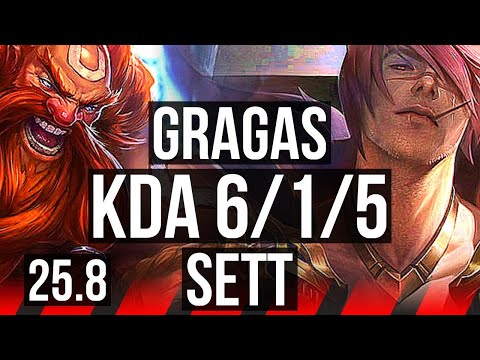 GRAGAS vs SETT (TOP) | KR Master | 25.8