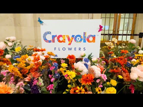 2023 Crayola Flower Show | Vanderbilt Hall Grand Central Manhattan NewYork 🇺🇸