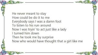 Kim Carnes - All He Did Was Tell Me Lies To Try to Woo Me Lyrics