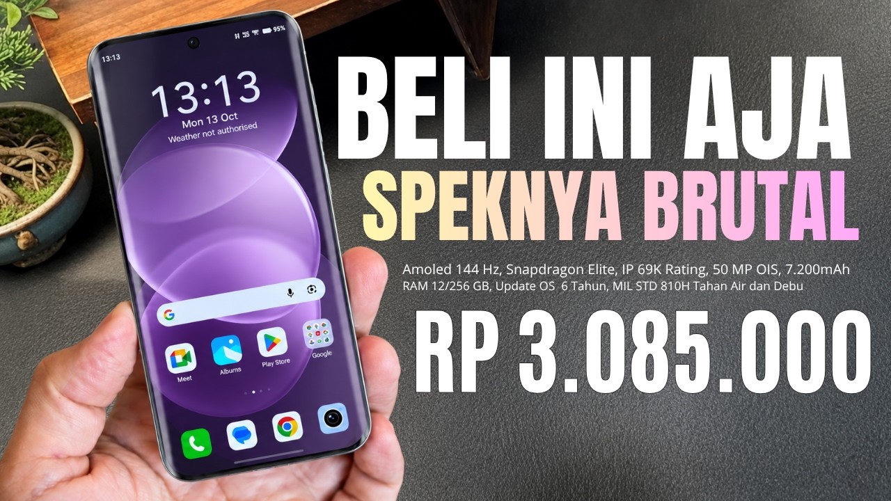 BELI INI AJA‼️RAM 12/256 GB, 7200 MAH - HP 3 JUTAAN TERBAIK PALING WORTH IT DI OKTOBER 2026