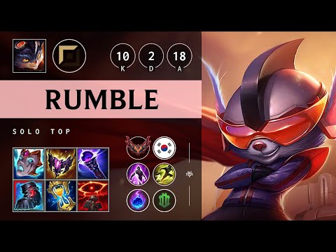 Rumble Top vs Ryze - KR Grandmaster Patch 25.17