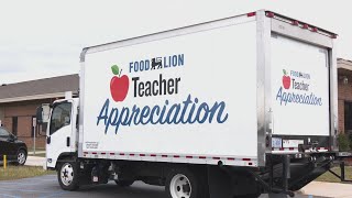 Food Lion brings 'Carts of Kindness' to McCormick High School for Teacher Appreciation Week