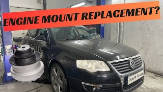 VW Passat 6 Transmission mount / Engine mount replacement
