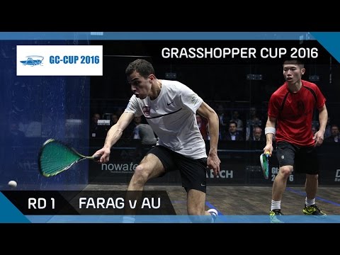 Squash: Farag v Au - Grasshopper Cup 2016 - Rd 1 Highlights