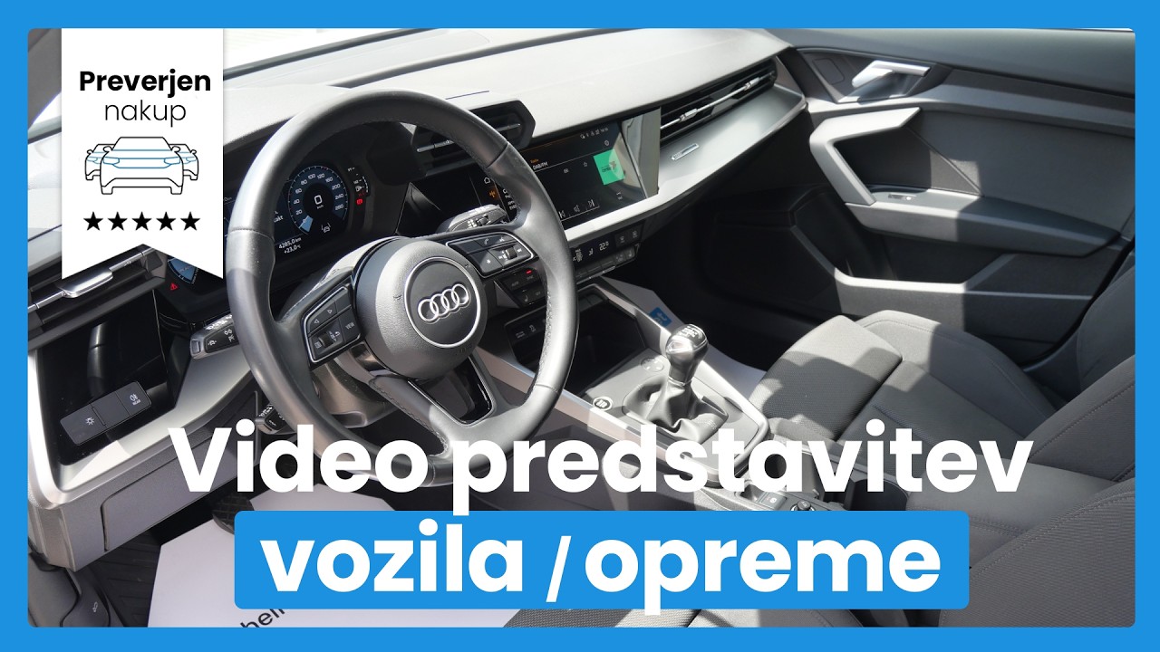 Audi A3 Sportback 30 TFSI - SLOVENSKO VOZILO