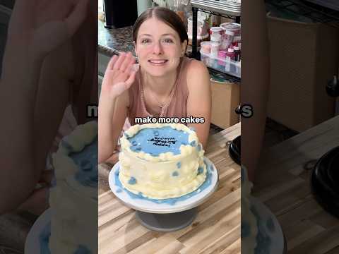 This cake reminded me of Cinderella 🫢