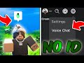 How To Get ROBLOX Voice Chat WITHOUT ID - Voice Chat On Roblox Under 13