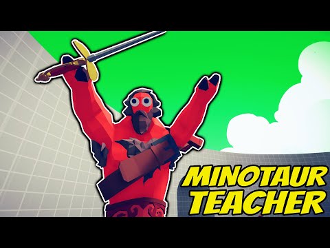 Fusion! Minotaur Teacher vs Every Faction - Totally Accurate Battle Simulator TABS