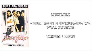 Download lagu JUNIOR - KEMBALI (Cipt. Koes Bersaudara '77) (1998) mp3 Download lagu JUNIOR - KEMBALI (Cipt. Koes Bersaudara '77) (1998) mp3