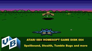 Atari 8bit Computer Homesoft Game Compilation Disk #4