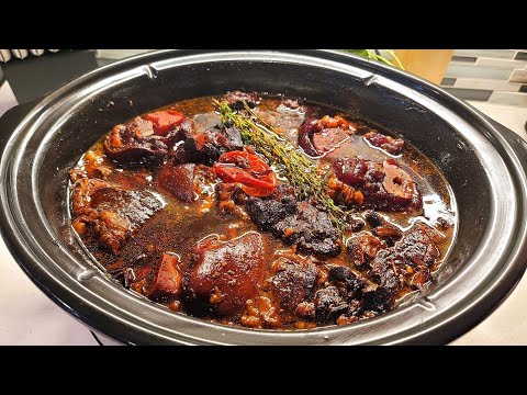 Guyanese pepper pot in the crock pot/slow cooker | full recipe