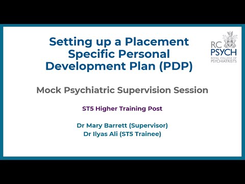 Setting up a Placement Specific Personal Development Plan (PDP)