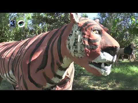 VISITA A  HELVECIK PARK JUAN LACAZE COLONIA URUGUAY. CONOCIMOS A HELVECIO OLIVERA ARTISTA PLASTICO