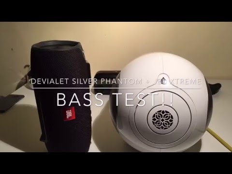 Devialet Silver Phantom + JBL Xtreme || Basstest!!