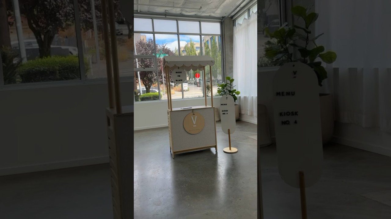 Chic retail set up for brand activations