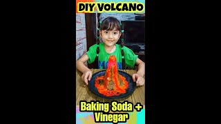 Vinegar and Baking Soda Experiment | VOLCANO made of clay | Easy Science Experiment for Kids | DIY