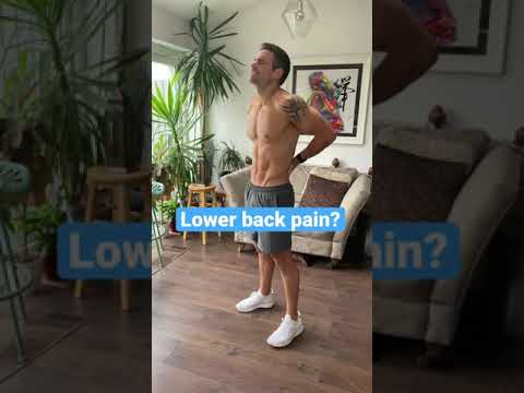 LOWER BACK PAIN? (Do these exercises everyday…)