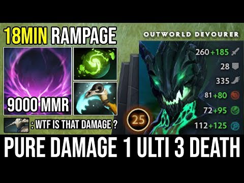 How to 100% Deleted 9000 MMR Sven with Crazy Pure Damage OD 18min Rampage & 1 Ulti=3 Deaths | DotA 2
