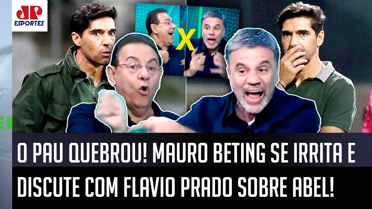 DEU TRETA!!! "OLHA A BOBAGEM QUE VOCÊ TÁ FALANDO!!! O Abel Ferreira no Palmeiras..." Flavio x Mauro