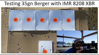 Load Testing 35g Berger with IMR 8208 XBR