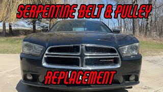 2014 Dodge Charger R/T Serpentine Belt, Tensioner, and Pulley Replacement