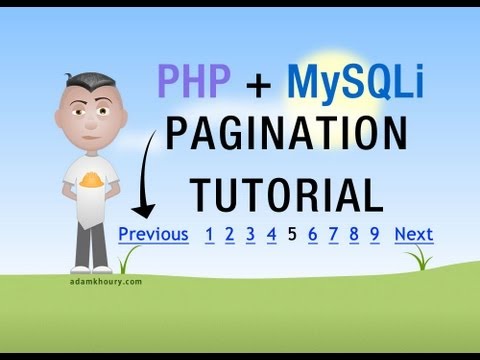 PHP Pagination Tutorial MySQLi Google Style Paged Results Programming