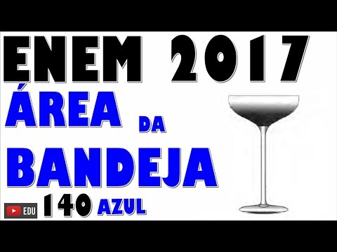 ENEM 2017-Question 140 (BLUE)-A WAITER NEEDS TO CHOOSE A TRAY WITH A RECTANGULAR BASE,,,,