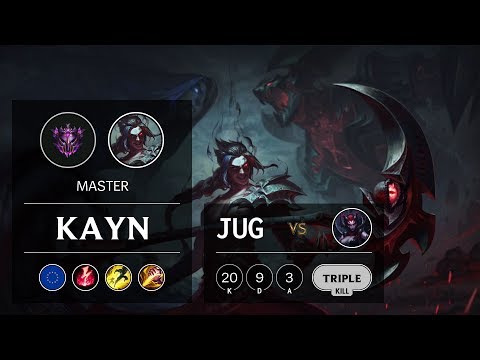 Kayn Jungle vs Elise - EUW Master Patch 9.6