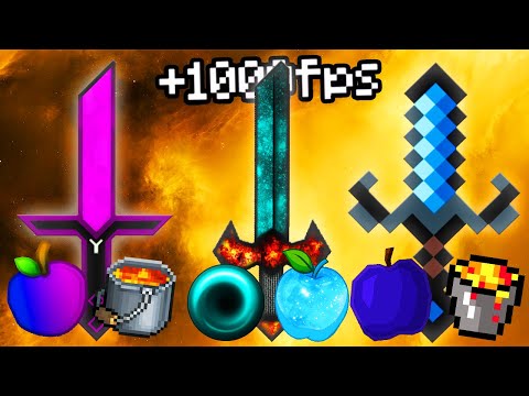 😱 TOP 5 BEST PVP TEXTURES for MINECRAFT JAVA 1.20.+ 🔥 TEXTURE PACK NO LAG FPS BOOST
