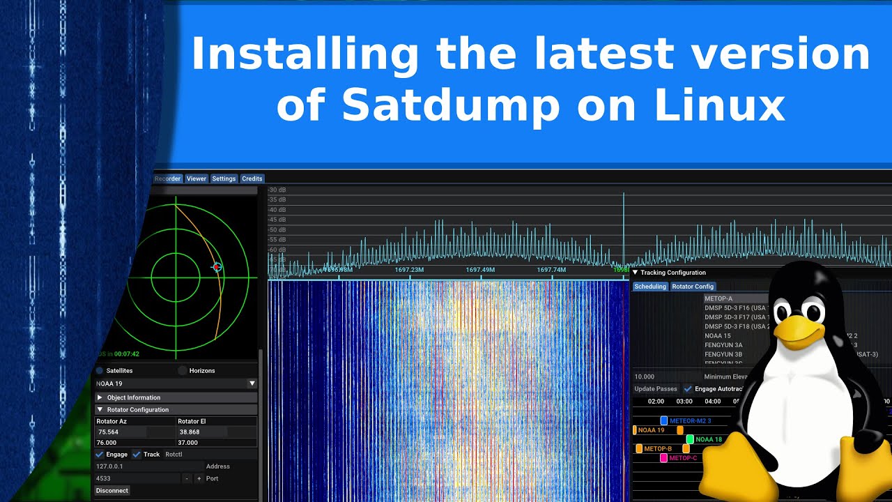 Linux and Ham Radio - A walk through installing the latest Satdump version from source.