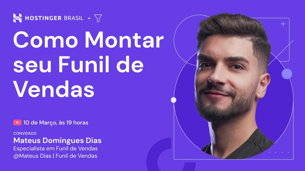🔴 Como Montar seu Funil de Vendas ( AO VIVO ) Hostinger Brasil