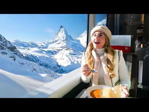 We Took The World's Most Luxurious Train | Glacier Express Switzerland