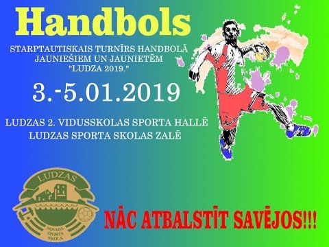 04.01.2019. Starptautiskais handbola turnīr jauniešiem Ludza 2019