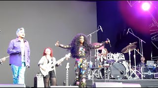 Adam Lambert &amp; Beverley Knight Peforming I Can't Stand The Rain By Ann Peebles At Pride London.2023