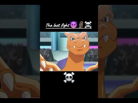 Ash pikachu vs leon charizard ☠️| tha last fight | #pokemon #ashketchum #pikachu #leon #charizard