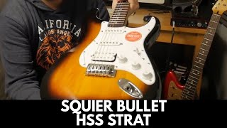 Video thumbnail for Squier by Fender Bullet Strat HSS Review by The Guitar Manifesto