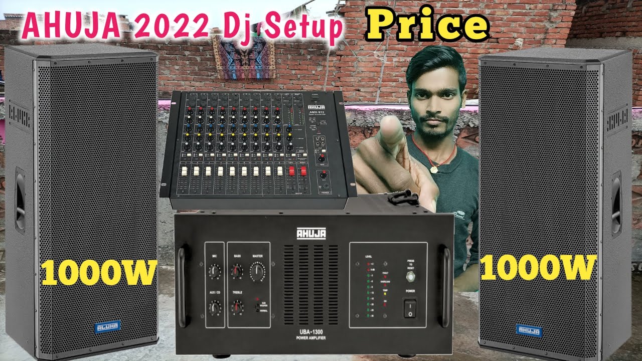 Watch video Ahuja 1300 Watt Amplifier or 2Top Dj Setup Price || Ahuja UBA-1300 Amplifier Par Kitna Top Chalega Now Ahuja 1300 Watt Amplifier or 2Top Dj Setup Price || Ahuja UBA-1300 Amplifier Par Kitna Top Chalega