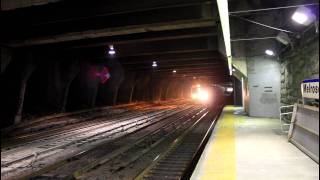 Metro-North Railroad: Train action at Melrose (M2 thru M8 / P32AC-DM & Shoreliner)