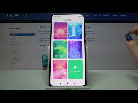 How to Set Up Alarm Clock on XIAOMI Redmi K30 Pro - Alarm Clock Settings