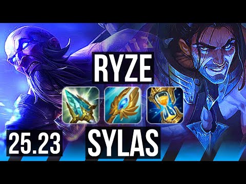 RYZE vs SYLAS (MID) | 42k DMG, Rank 14 Ryze | KR Challenger | 25.23