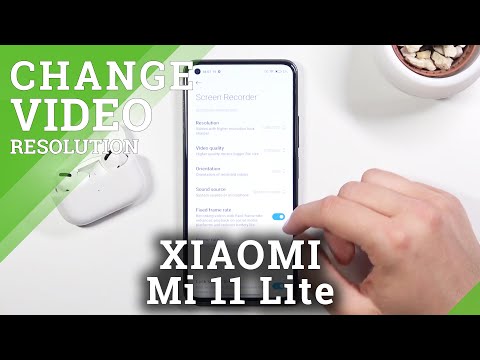 How to Change Video Quality of Screen Recorder on XIAOMI Mi 11 Lite – Screen Video Quality
