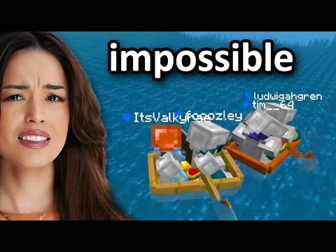 We Tried Beating Minecraft Shared Health.. ft. Ludwig, Squeex, Fuslie