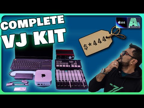 Super CHEAP,  yet POWERFUL VJ Rig? 🤔🎛️ #macminim4   #VJ Tips #resolume