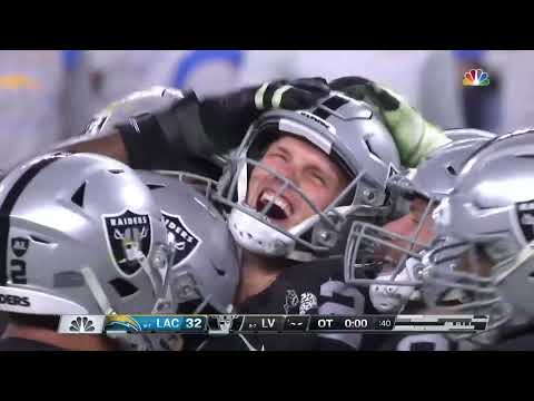 SHOCKED! Daniel Carlson kicked a 47-yard FG, Chargers lost to Raiders 35-32 in OT