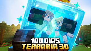 Sobrevivi 100 no TERRARIA 3D, modpack do Minecraft - O FILME